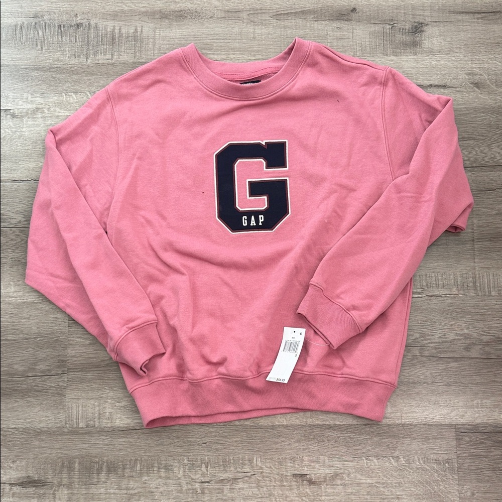 GAP Women's Pink Crew Neck Sweater
